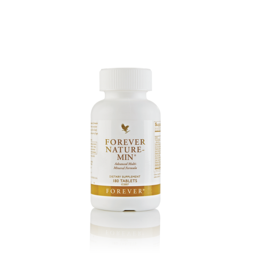 minerały nature-min 180 tabletek - forever minerały z dna morskiego