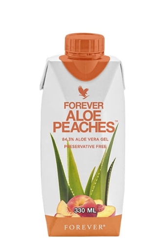 forever aloes peaches mini 330 ml
